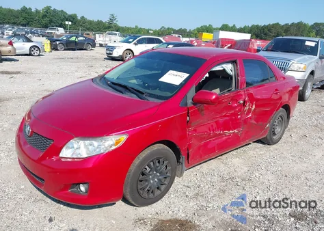 2009 Toyota Corolla Le z USA, uszkodzony, nr VIN 2T1BU40E99C158775